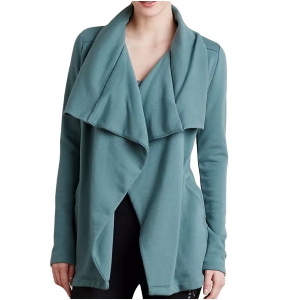 Anthropologie Saturday Sunday Vivie Open Front Drape Cardigan Small